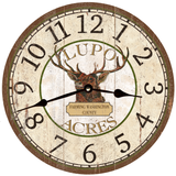 Rustic Buck Clock