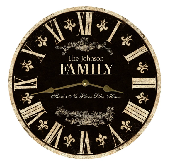 Family Name Clock