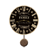 Family Name Pendulum Clock