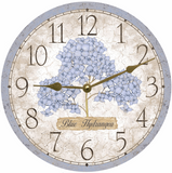 Blue Hydrangea Clock