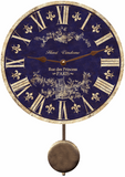 Blue French Toile Pendulum Clock