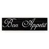 Bon Appetit  Sign Black