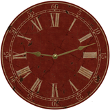 Classic Red Clock - 2