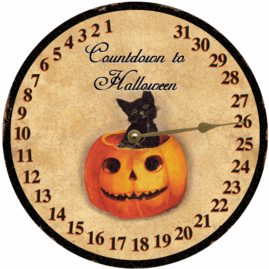 Halloween Countdown Clock good Silicone Mould