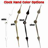 Cream Clock - Light Toffee Colored Clock - Clock Hand Colors
