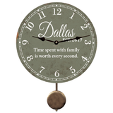 Custom Family Name Clock 2