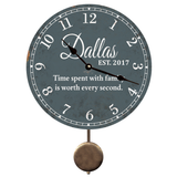 Custom Family Name Clock 6