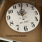 Custom Logo Clock 2