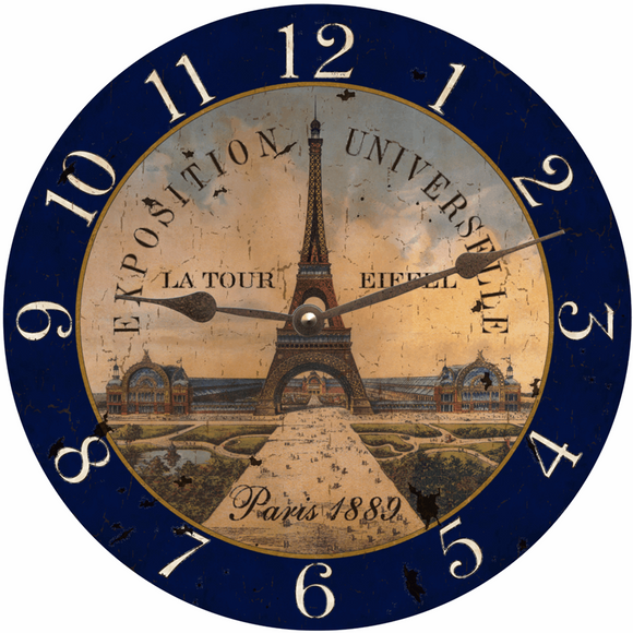 Eiffel Tower Clock