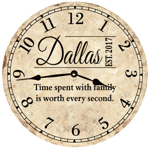 Custom Family Clock