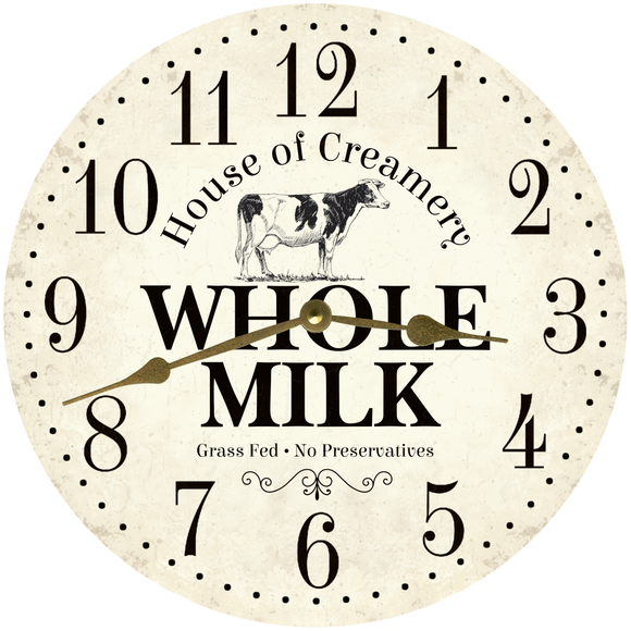 Farmhouse Dairy Clock