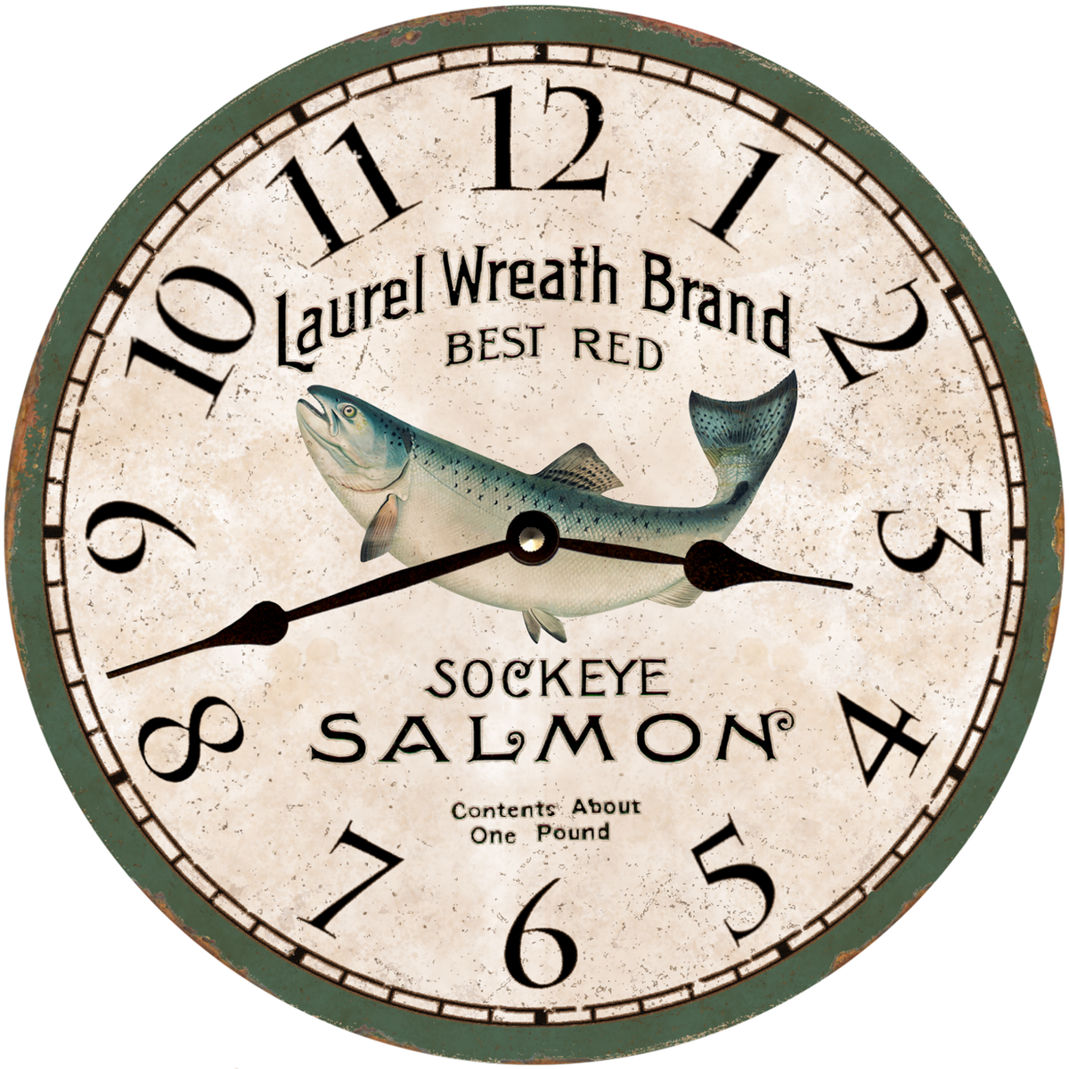 Fish Wall Clock – Time Flies Clocks