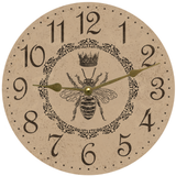 Handmade Honey Bee Wall Clock