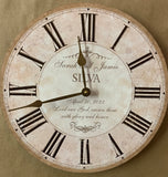 Wedding Clock- Personalized Anniversary Clock