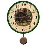 Rustic Bear Lodge Clock- Pendulum