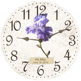 Iris Flower Wall Clock - 3