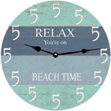 It's Five O Clock Somewhere Beach Clock