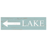 Lake Arrow Sign - Left Arrow