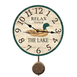 Personalized Lake Clock - Duck Clock