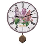 Lilac Wall Clock - Pendulum