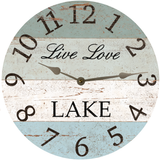 Live Love Lake Clock - 4