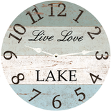 Live Love Lake Clock - 3