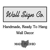 Laundry Room Wall Sign - Logo