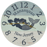 Handmade Mermaid Wall Clock