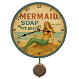 Mermaid Pendulum Wall Clock