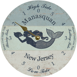Mermaid Tide Clock - Gold Hands