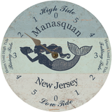Mermaid Tide Clock - Silver Hands