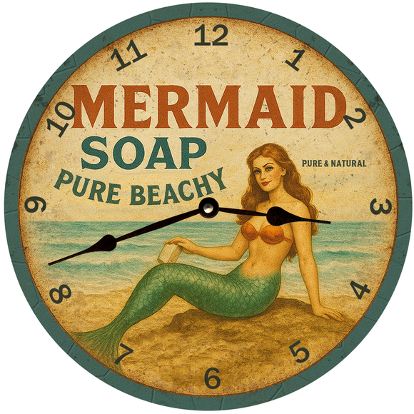 Mermaid Wall Clock
