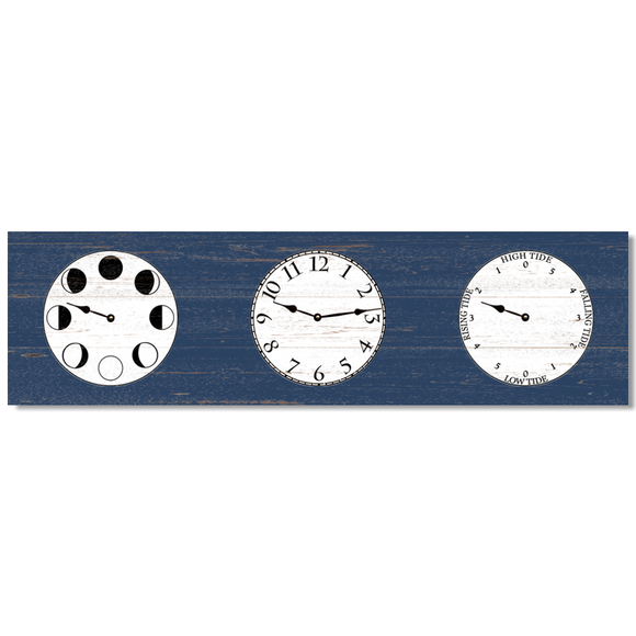 Tide Time and Moon Phase Clock