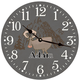 Customizable Moose Baby Clock