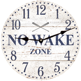 No Wake Zone Clock