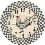 Rooster Kitchen Clock - 3