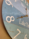 No Worries We're On Lake Time Wall Clock - 2