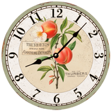 Peach Wall Clock