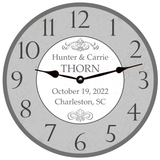 Personalized Wedding Clock