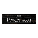 Powder Room Sign- Rustic Bathroom Sign