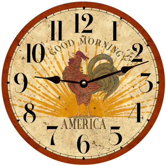 Rooster Clock