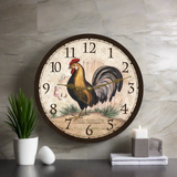 Rustic Rooster Wall Clock - 5