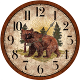 Rustic Bear Clock - 3