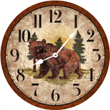 Rustic Bear Clock - 4