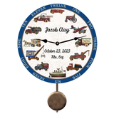 Old Fashioned Custom Toy Clock with pendulum