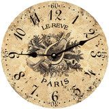 Toile Le Reve Clock- French Paris Clock