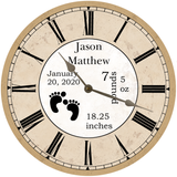 Unique Baby Announcement Clock – 2