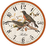 Vintage Robin Wall Clock – 2