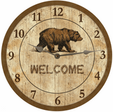 Bear Wall Clock