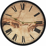 Creation of Adam Wall Clock